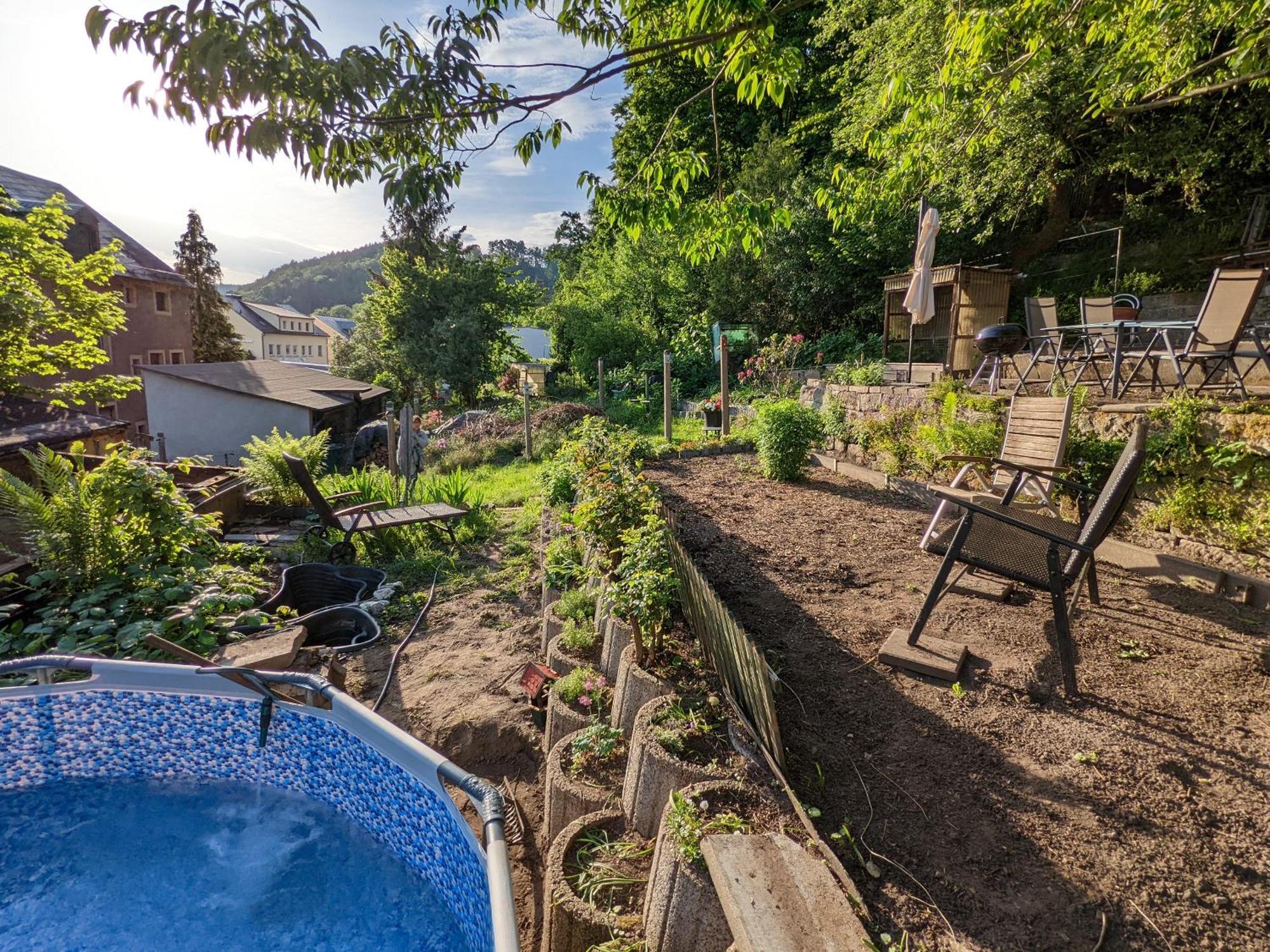 R3 - Urlaubsmagie - Helle Wohnung Mit Garten & Pool Rathmannsdorf Exterior foto